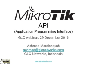 Mikrotik API
