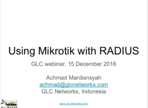 Using Mikrotik with Radius