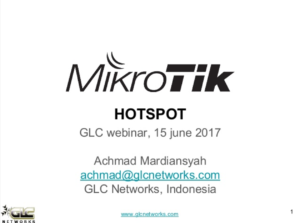 Configuring Mikrotik Hotspot