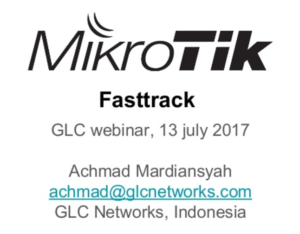mikrotik fasttrack
