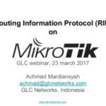 March 2017, GLC Webinar: Dynamic Routing RIP on Mikrotik