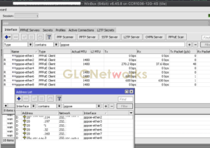 pppoe interface with its public ip address
